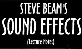 Steve Beam - Sound Effects - Click Image to Close